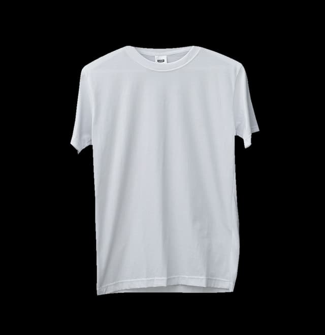 Real white T-shirt photograph from the Clothing Color Customizer