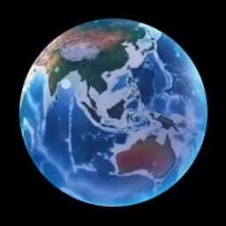 Earth artwork from the Globe Travel Explorer